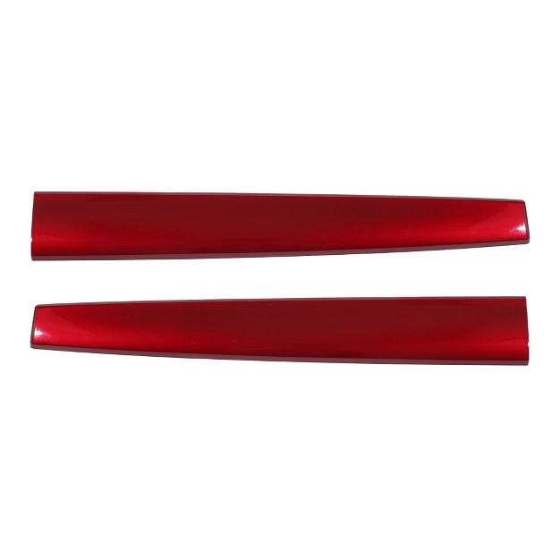 Unique Bargains Abs Center Console Dashboard Cover Wrap Cap For Model 3 Model Y 2021 2022 Red 2 Pcs