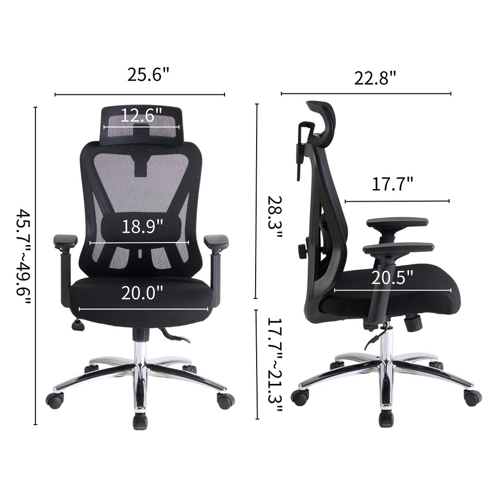 Mesh High Back Computer Chair  Modern Ergonomic Office Desk Chairs  Executive Rolling Swivel Chair with Reclining Function