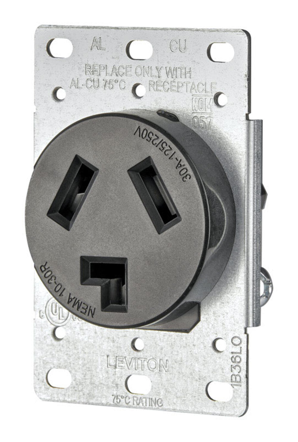 RECEPTACLE FLUSH MNT 30A