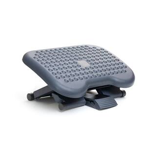 Mind Reader Black Plastic 3-Position Adjustable Height Ergonomic Foot Rest LEGUP-BLK