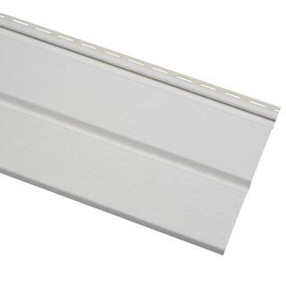 Ply Gem 12.75 in. x 0.5 in. Rectangular White Weather Resistant Vinyl Soffit Vent EVSD5N04H