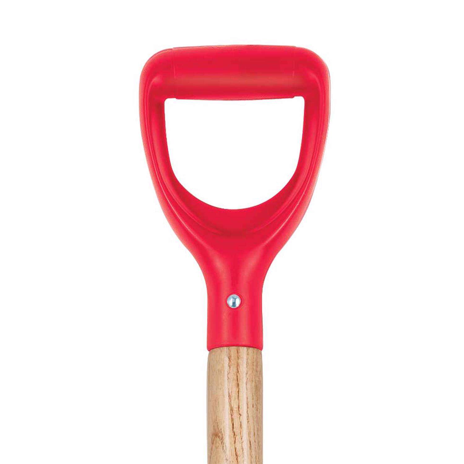 Truper Tru-Tough 45 in. Aluminum Scoop Transfer Shovel Wood Handle