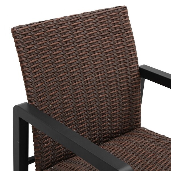 Patio Festival Outdoor Wicker QuickDrying Chair (2Pack)