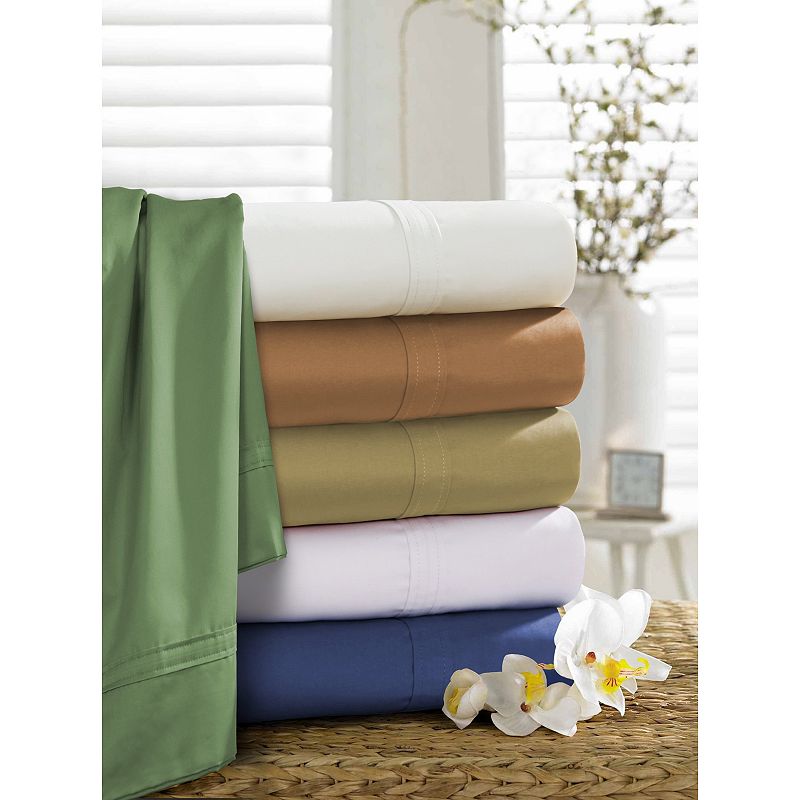 Tribeca Living Egyptian Cotton 500 Thread Count Fitted Sheet