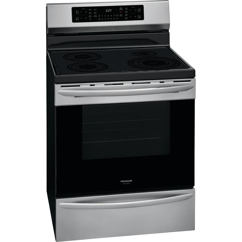 Frigidaire Gallery 30-inch Freestanding Electric Induction Range with Air Fry Technology GCRI305CAF