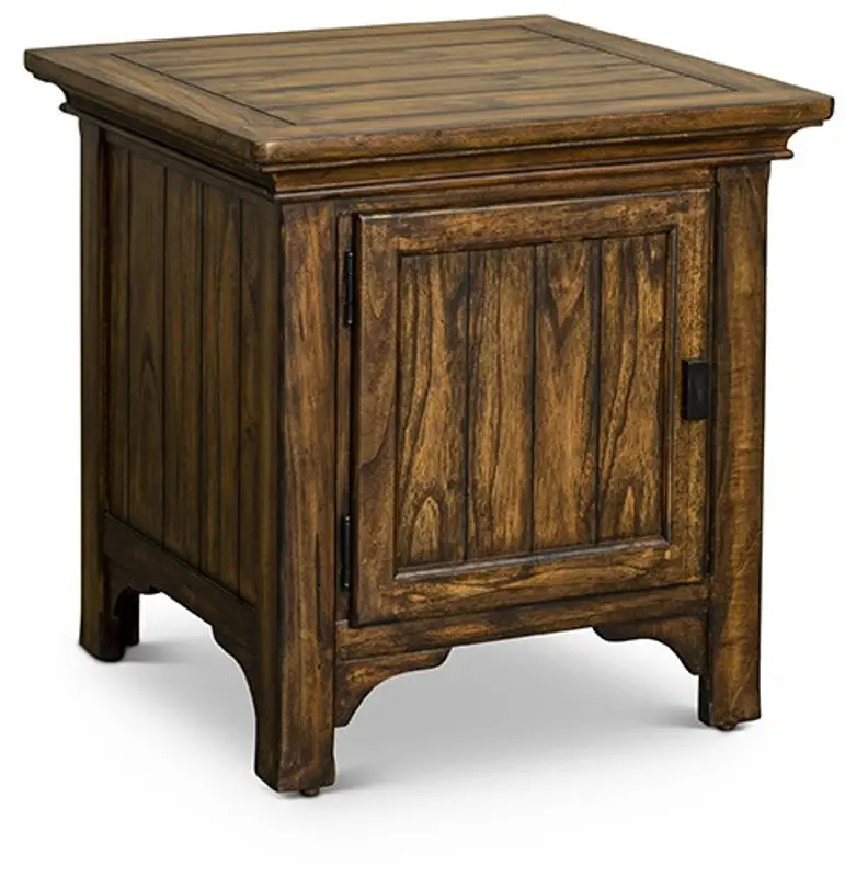 Eagle Mountain Heirloom Oak Brown Side Table