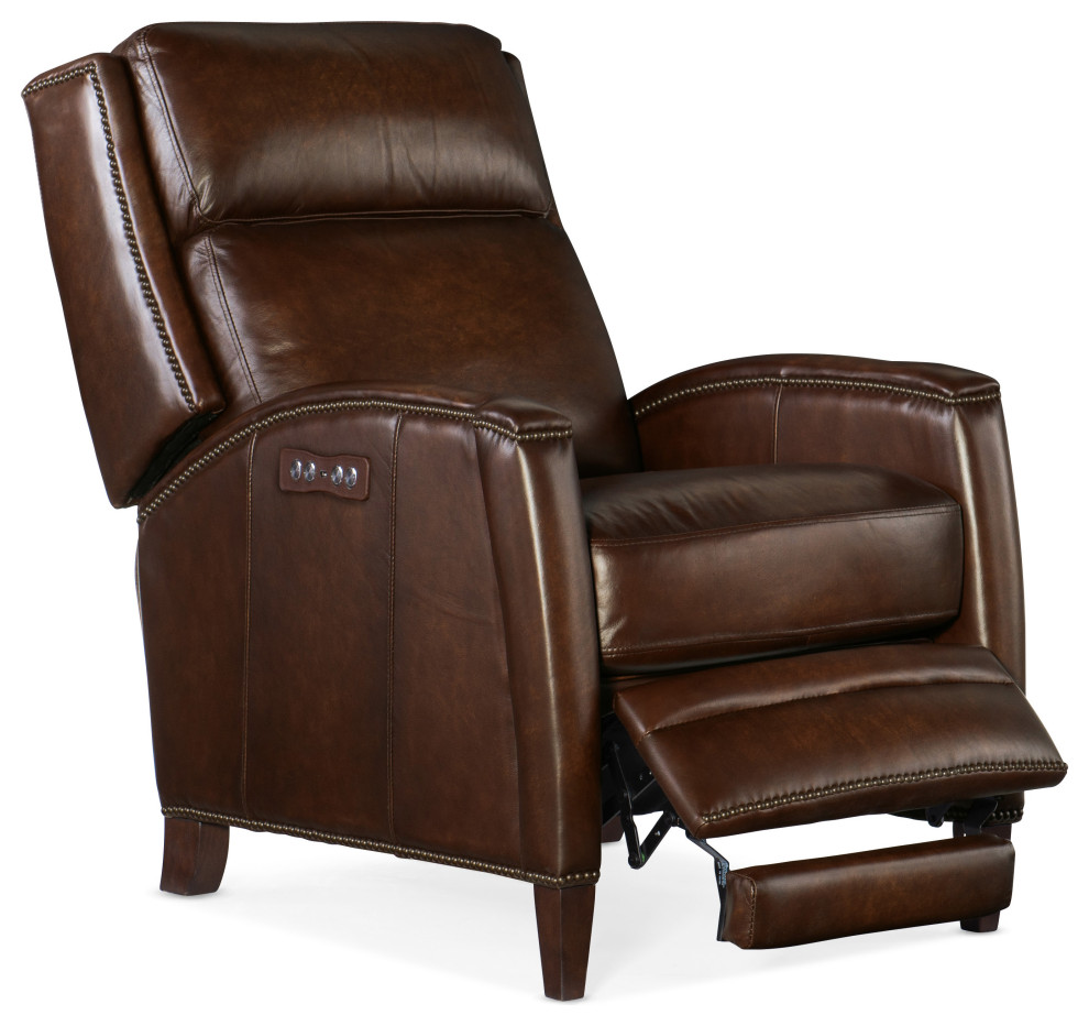 Declan Power Recliner With Power Headrest   Recliner Chairs   by Buildcom  Houzz