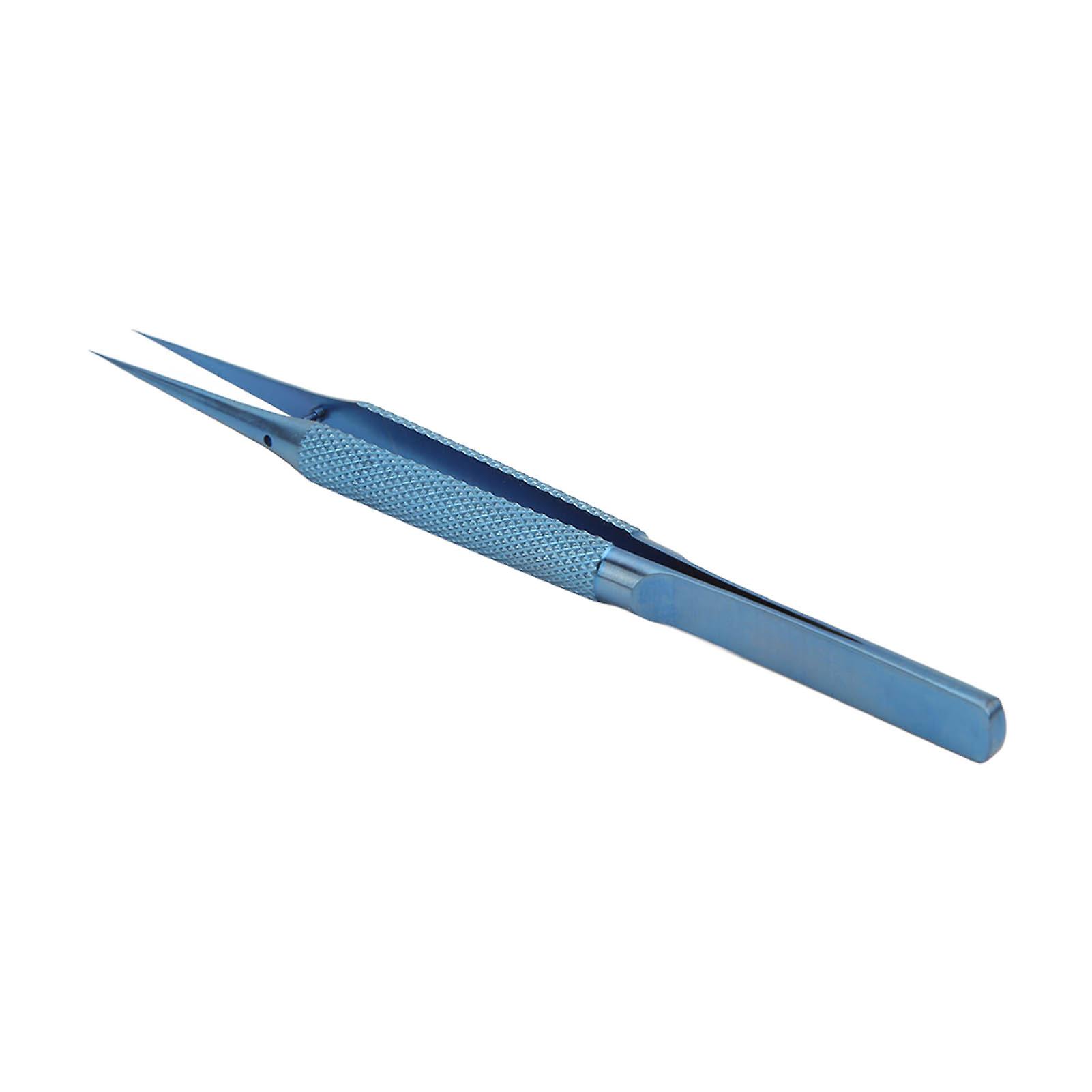 Titanium Alloy Tweezers 0.15mm Anti Magnetization Repair Microscope Tweezers Fixture Accessory