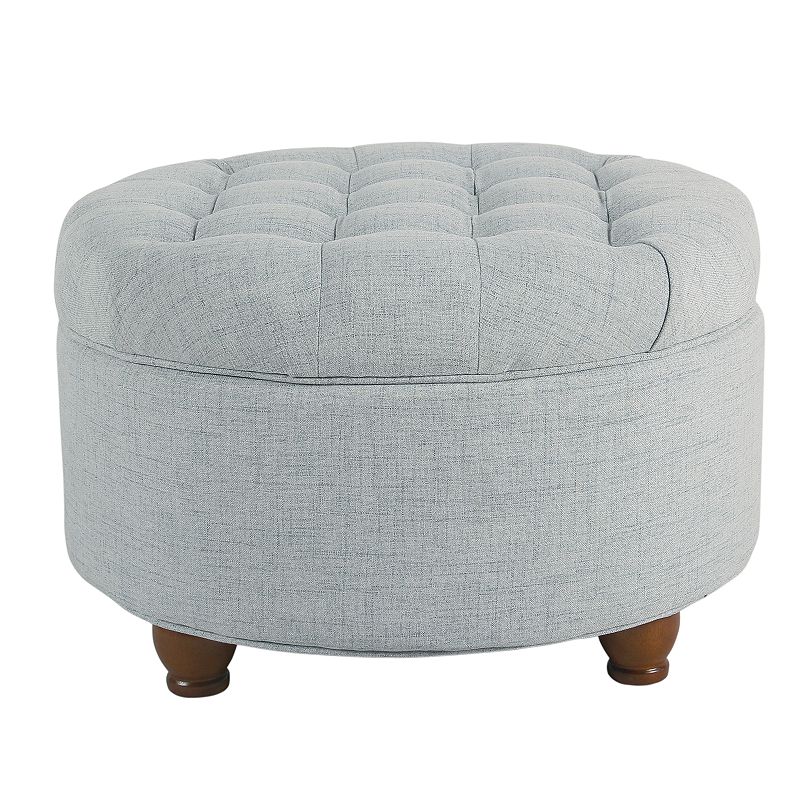 HomePop Tufted Storage Ottoman