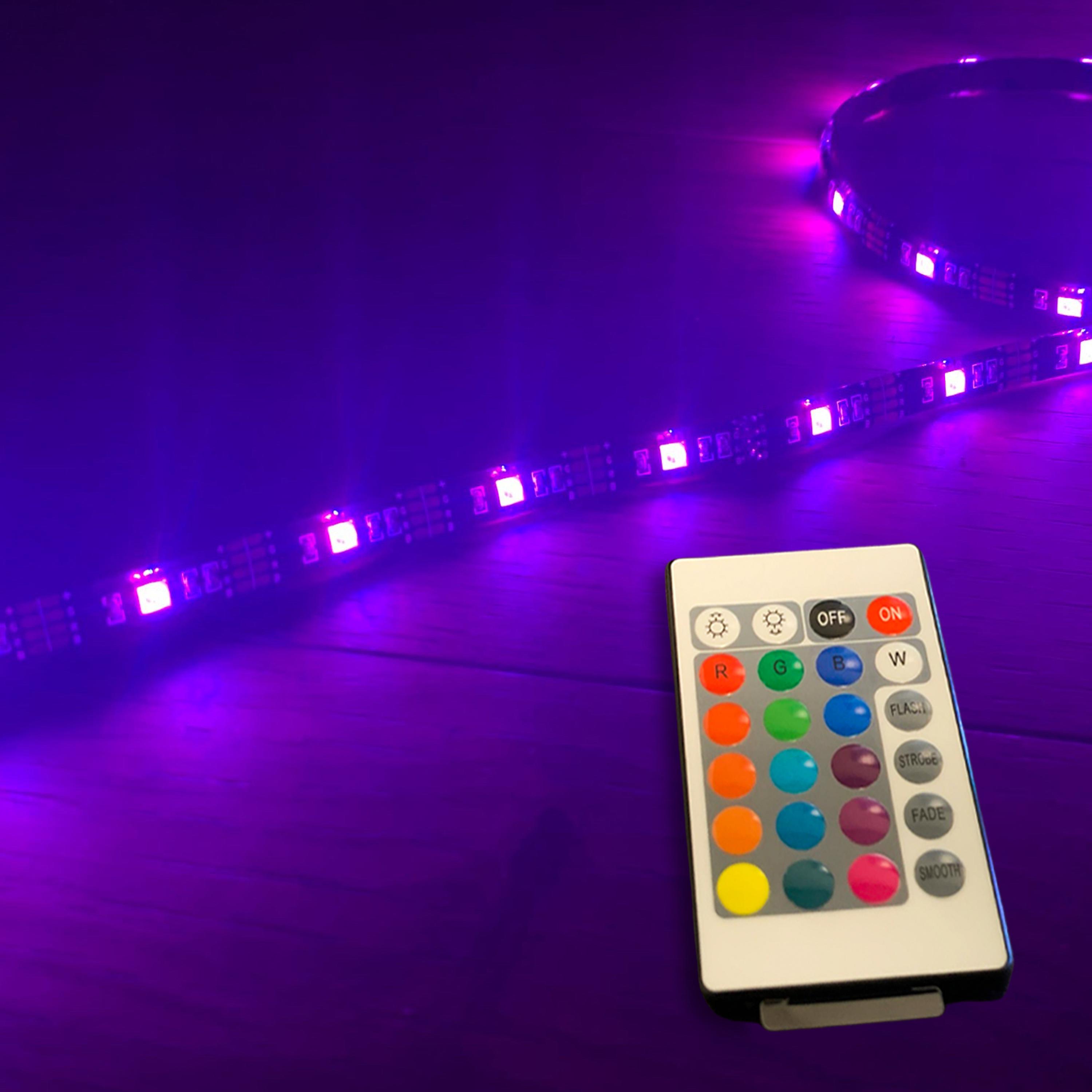 H-basics LED light strip 5 meter adjustable colors - RGB 5m LED