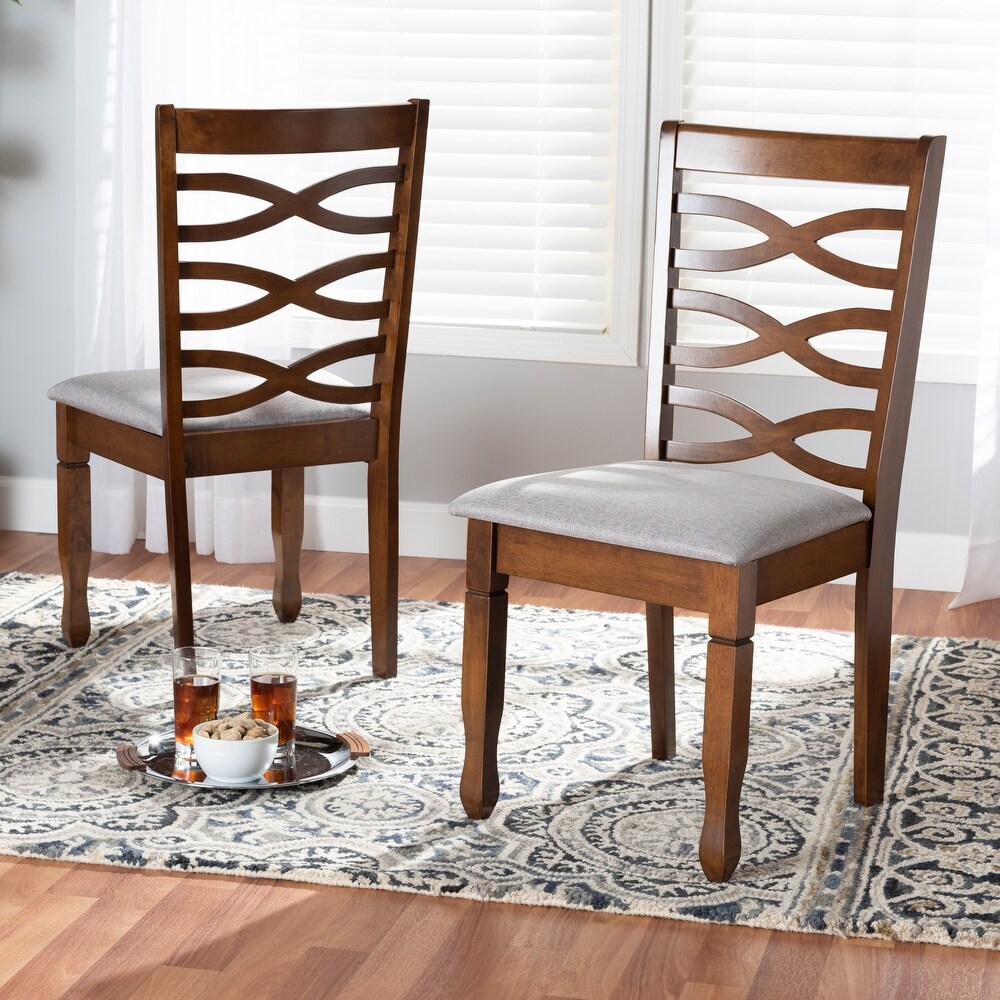 Lanier Modern and Contemporary 2 PC Dining Chair Set