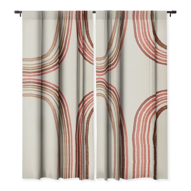 1pc Blackout Window Curtain Panel Deny Designs