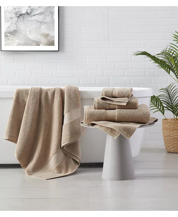 Brooklyn Loom Solid Turkish Cotton Towel Set 6 Piece