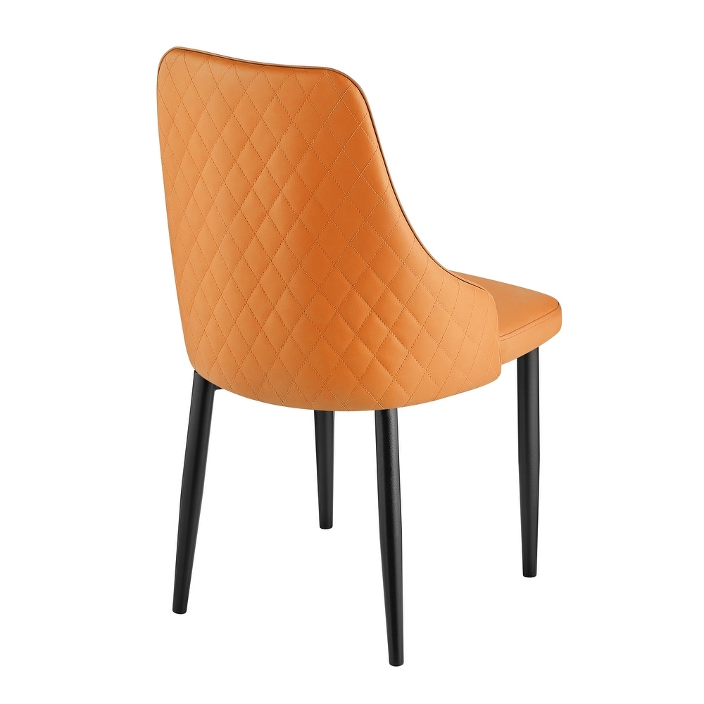 Modern PU Leather Upholstered Dining Chairs with High Back   17.72\