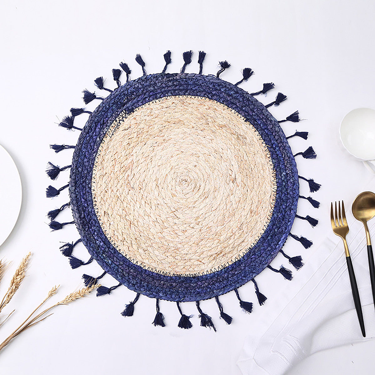 Karaca Sera Husk 2-Piece Placemat Dark Blue 153.20.01.0269