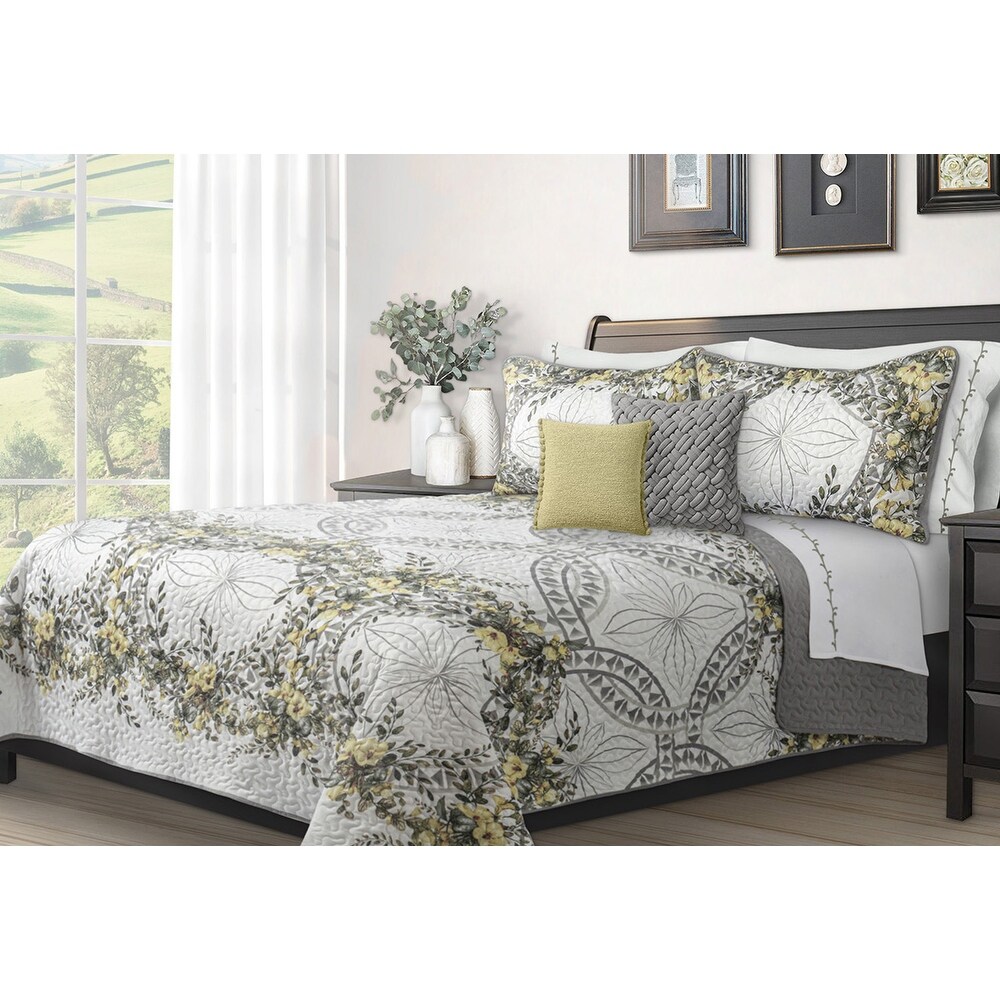 Quilt 2PC Set T Forever Yellow