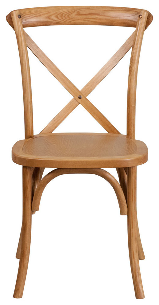 Oak Cross Back Chair   Transitional   Dining Chairs   by GwG Outlet  Houzz