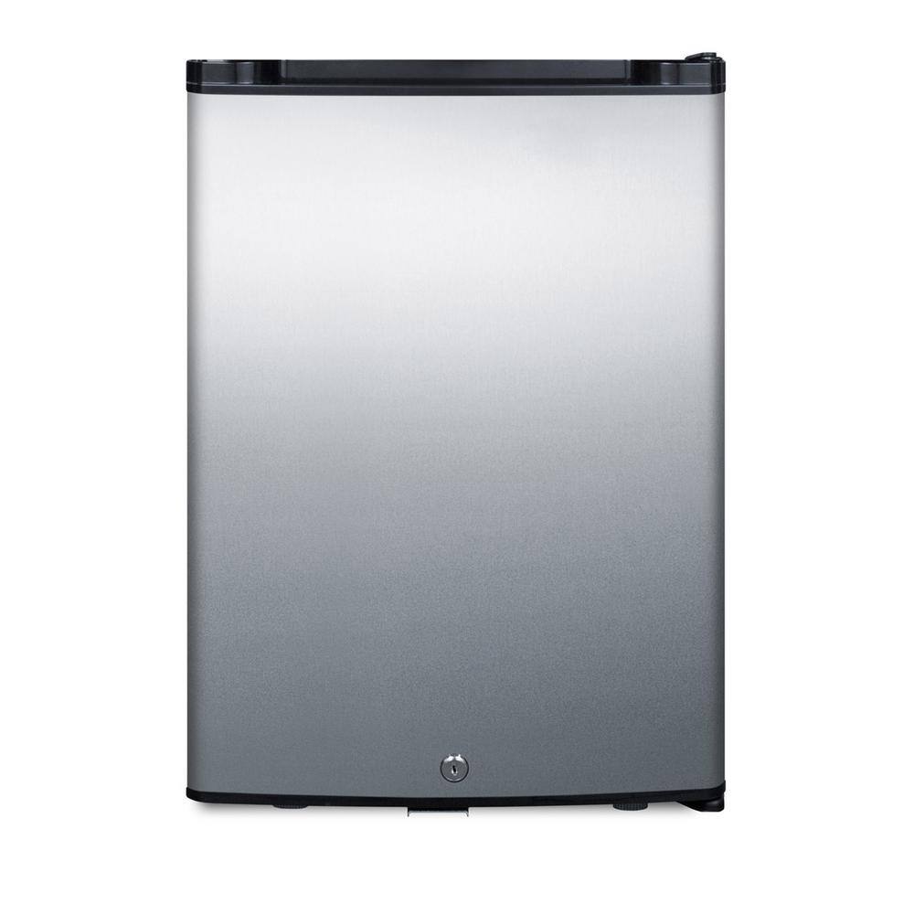 Summit Appliance 16 in. 1.1 cu. ft. Mini Fridge in Stainless Steel MB26SS2