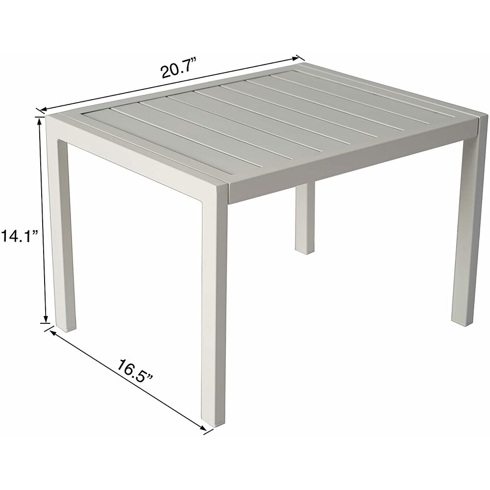 Kozyard Modern Full Flat Aluminum Patio Reclining Adjustable Chaise Lounge with Sunbathing Textilence for  Weather