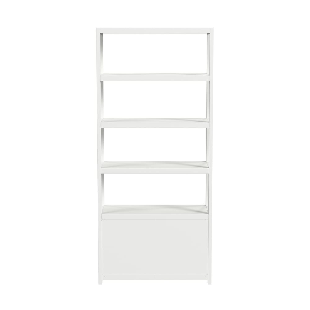 Lark 4 Tier Etagere Bookcase Cabinet