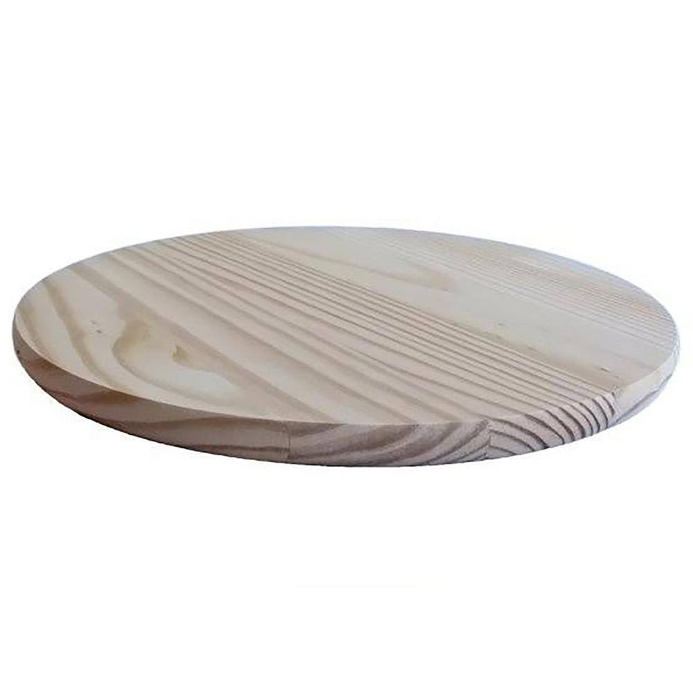 Edge-Glued Pine Rounds (Common: 1 in. x 17-34 in. Actual: 1.0 in. x 17.75 in.) HDLPRD18