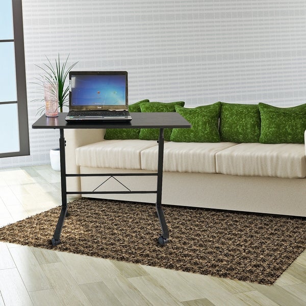 Removable P2 15MM Chipboard and Steel Side Table Black