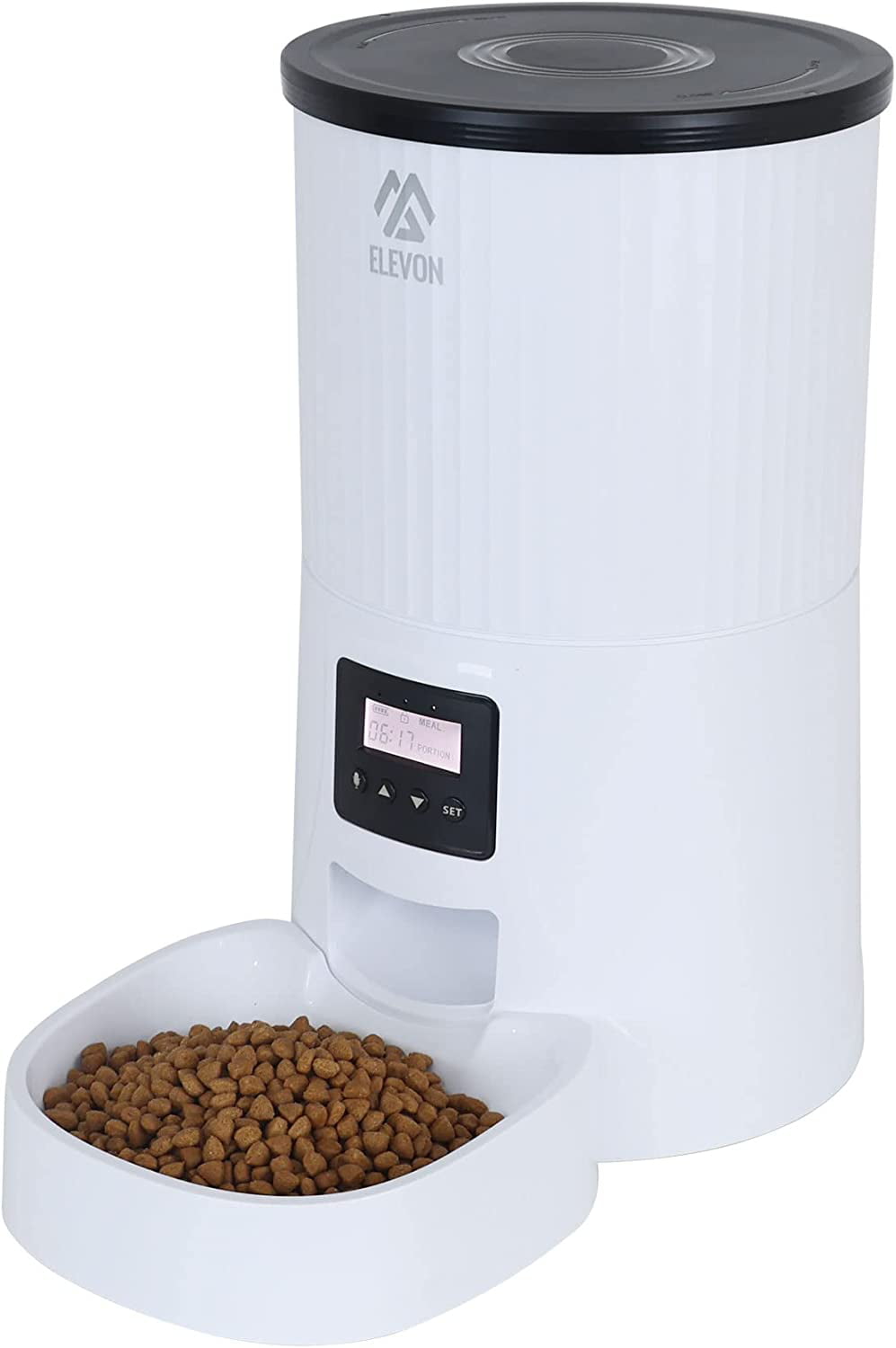 BalanceFrom 4L 1.05 Gallon Automatic Pet Feeder Food Dispenser， Auto Dog Food Dispenser， Voice Recorder and Programmable Timed Cat Feeder