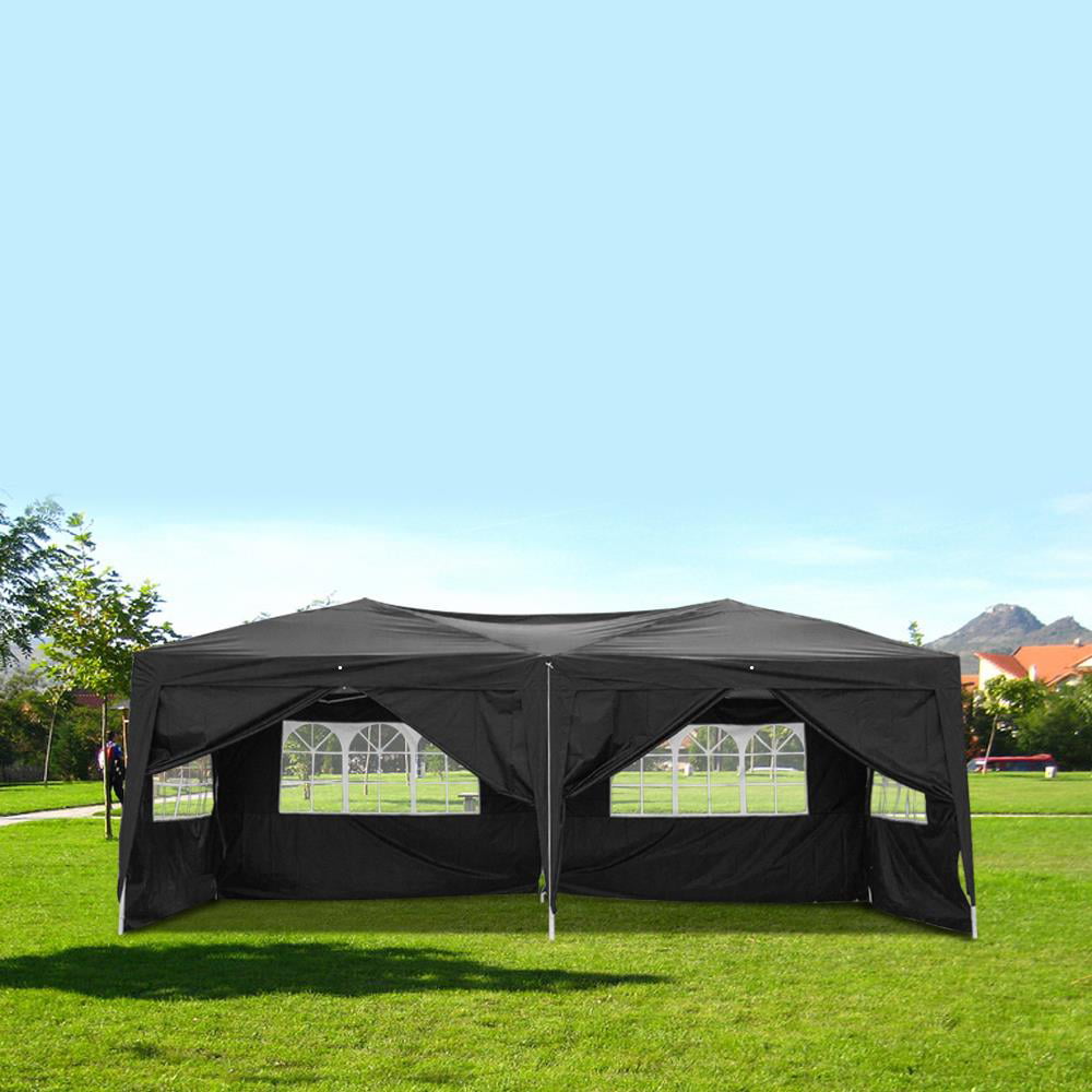 Ktaxon 10'x20' Canopy Wedding Party Tent Pop up Gazebo Black-6