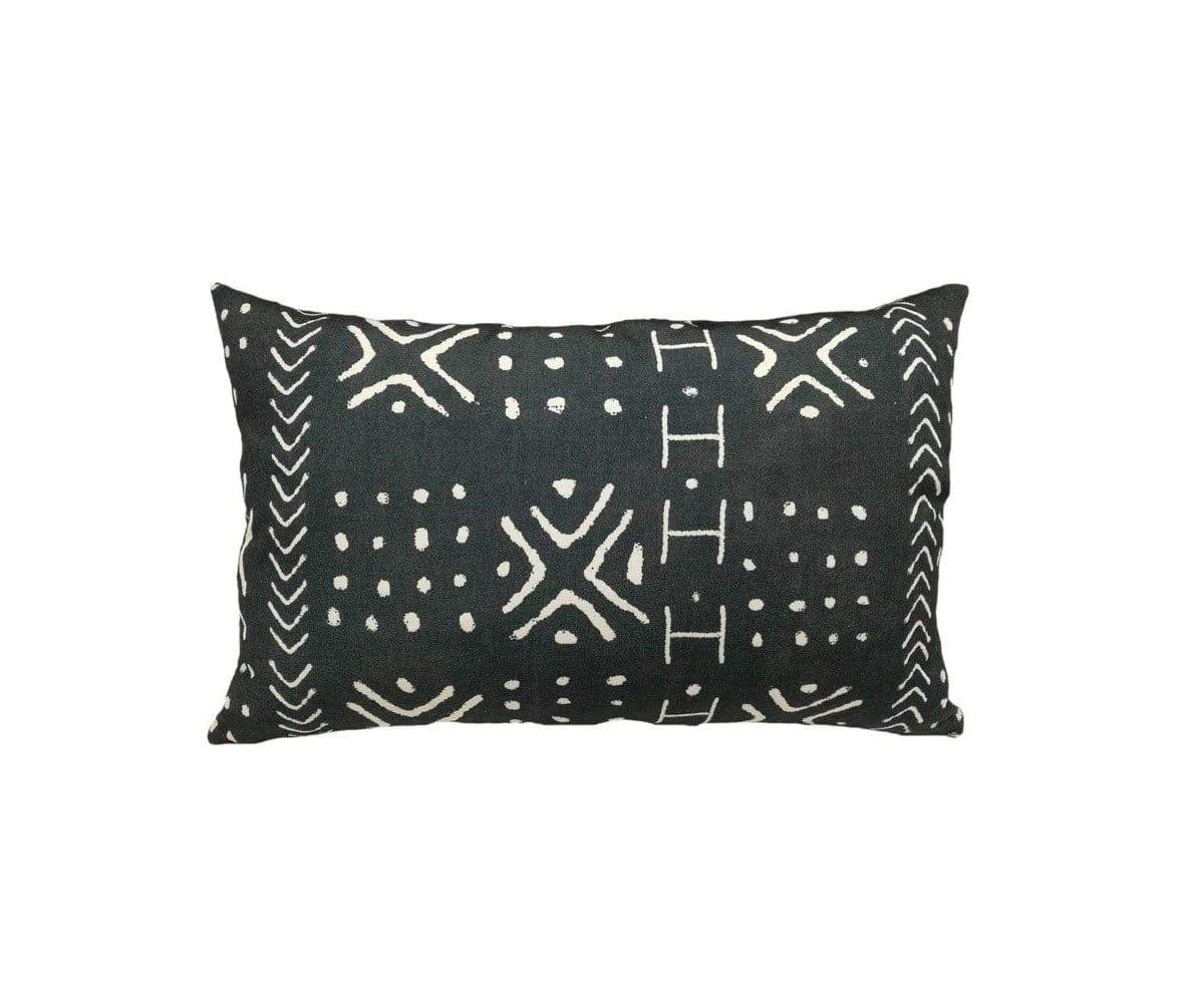 Modern Mudcloth Lumbar Pillow Cover