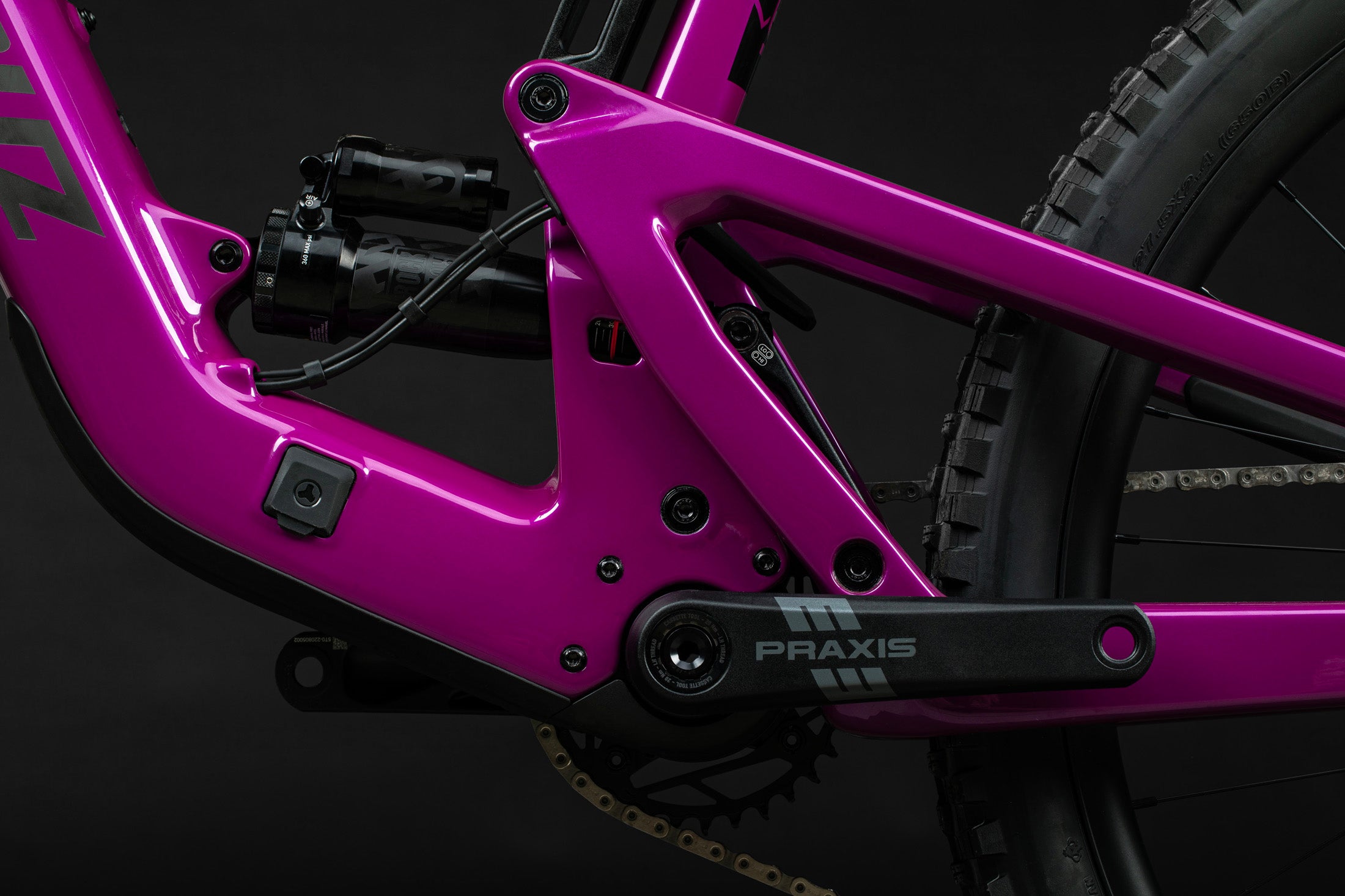 Santa Cruz Heckler SL Carbon MX - S Kit - Gloss Magenta - 2024