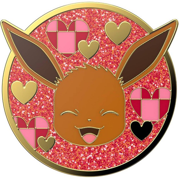 Popsockets Pokemon Cell Phone Grip amp Stand Eevee Enamel Hearts