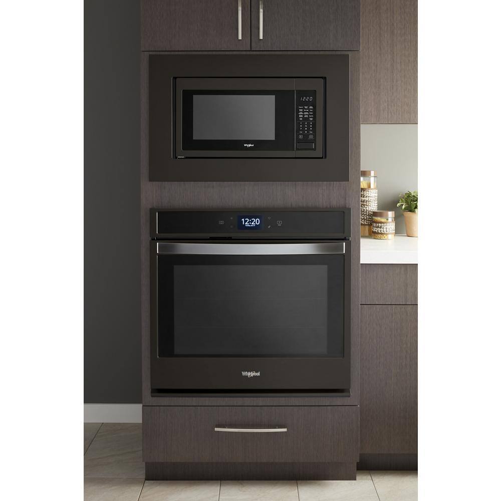 Whirlpool 30 in. Smart Single Electric Wall Oven with Air Fry When Connected in Fingerprint Resistant Black Stainless Steel WOS72EC0HV