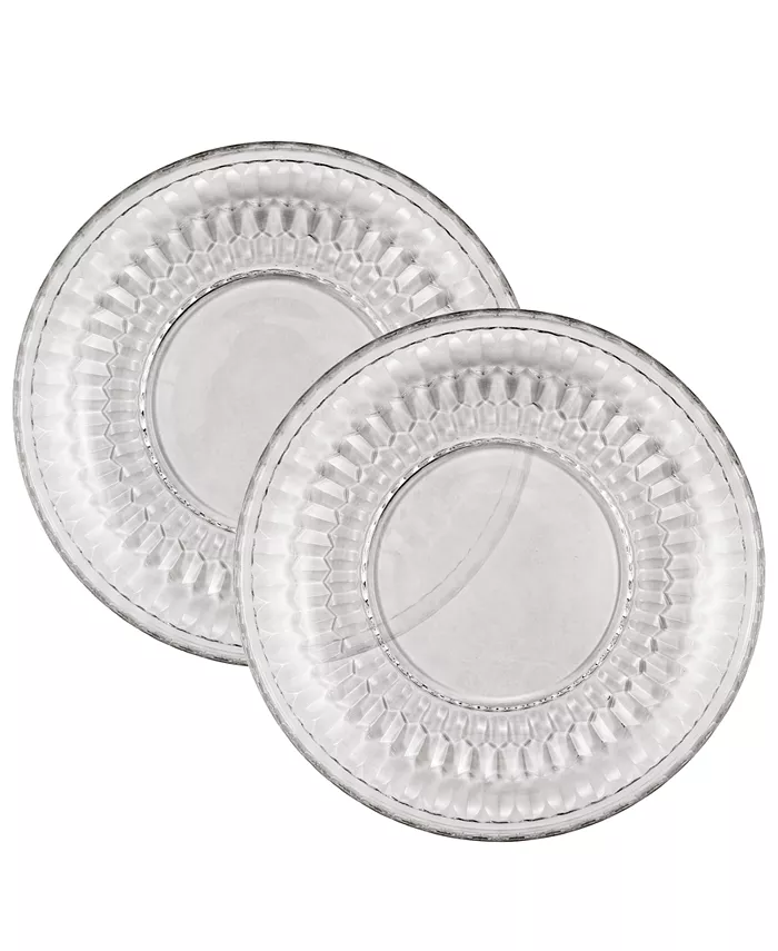 Villeroy and Boch Boston Crystal Salad Plate Set 2