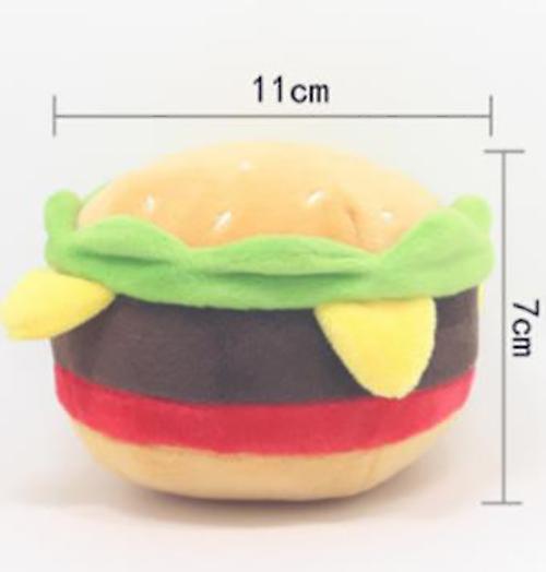 Miman Dog Toys， Indestructible Dog Toys， Chew Toys， Dog Companions， Various Animal hamburger