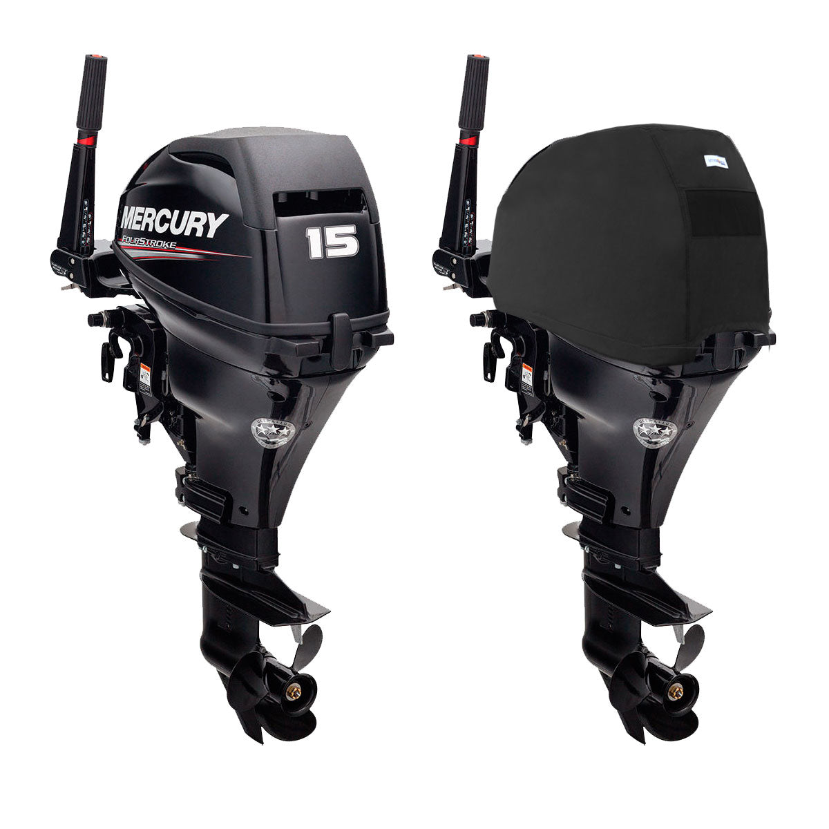 Oceansouth Heavy Duty Vented Cover for Mercury Outboard 4 Stroke 2 Cyl 333cc - 15HP， 20HP (2018-2023)