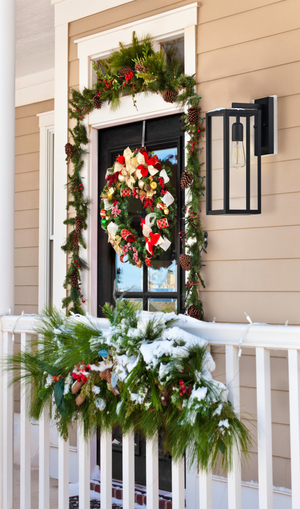 Bowery 1 Light Matte Black Indoor/Outdoor Wall Sconce With Clear Glass Shade   Traditional   Outdoor Wall Lights And Sconces   by Buildcom  Houzz