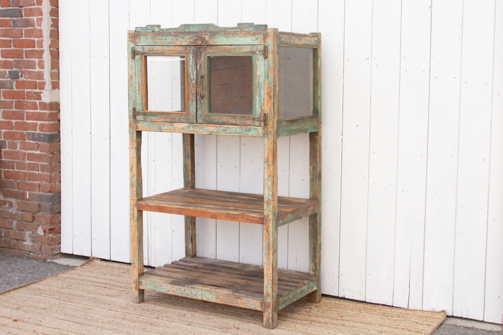 Antique Farmhouse Painted Bookcase   Farmhouse   Bookcases   by De cor  Houzz