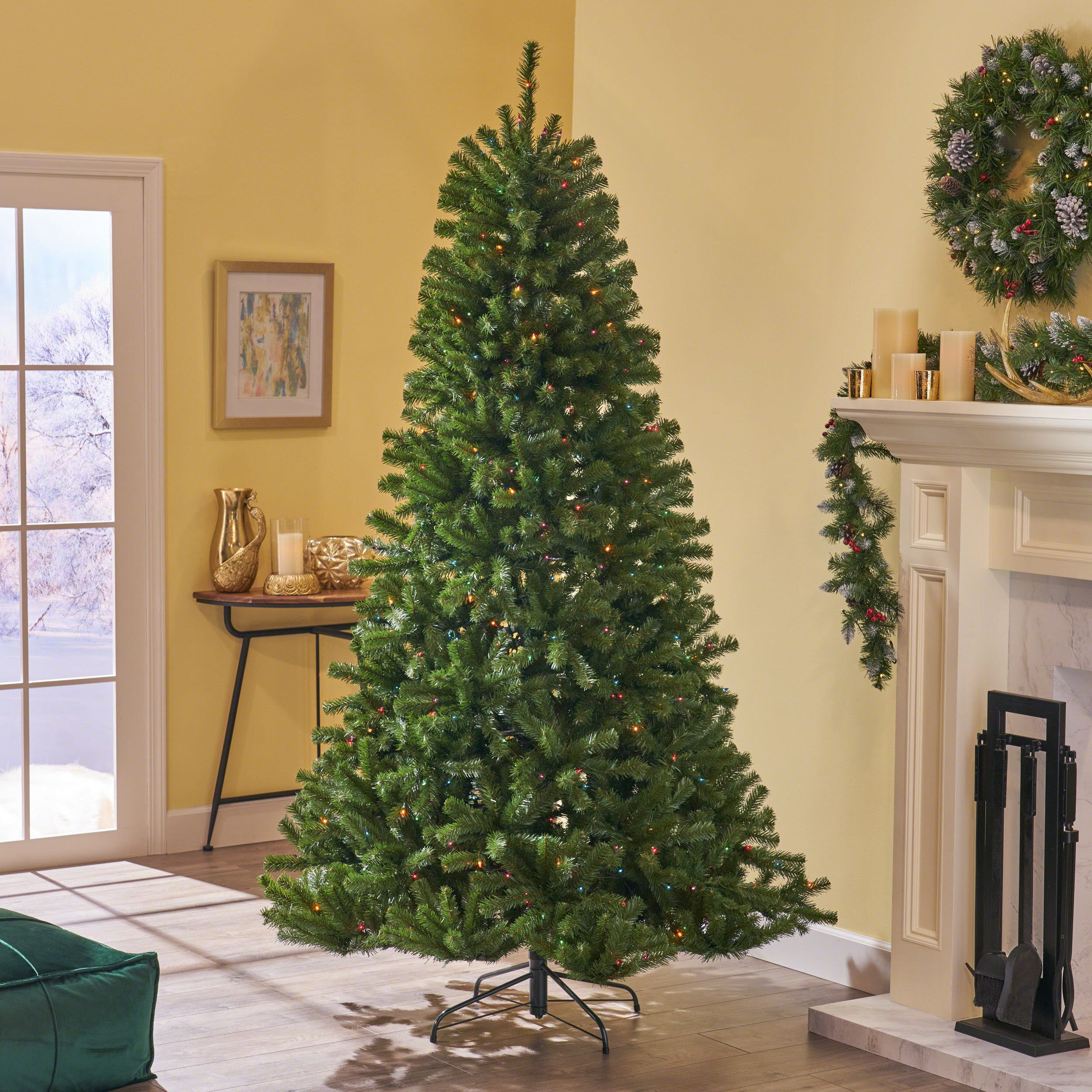 9-foot Noble Fir Hinged Artificial Christmas Tree