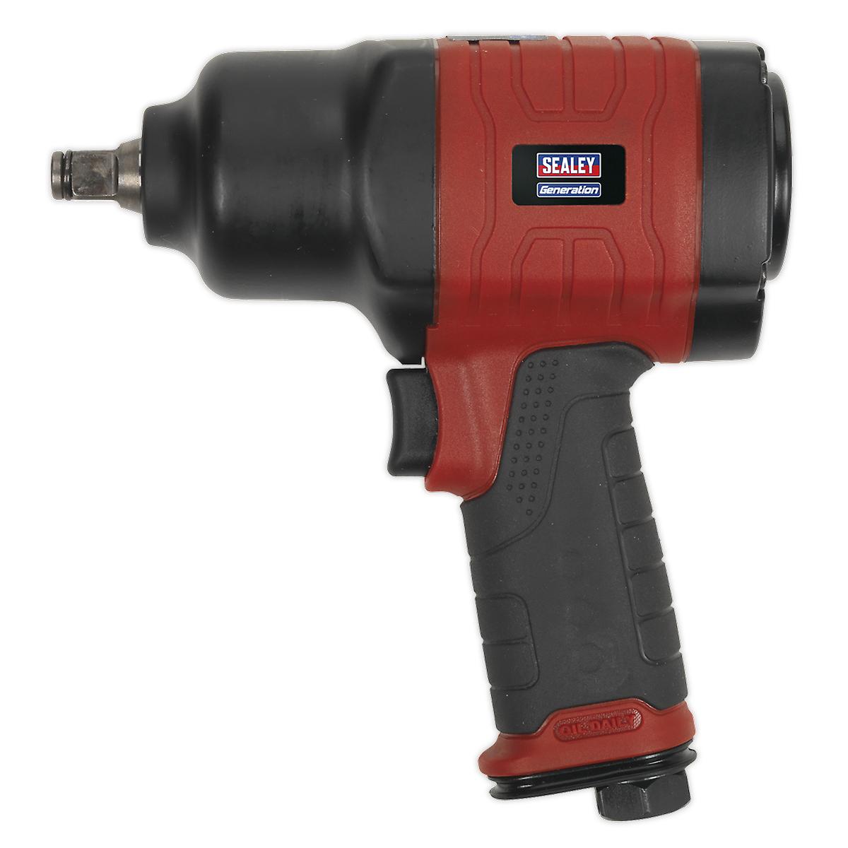 Sealey Gsa6002 Composite Air Impact Wrench 1/2Sq Drive Twin Hammer