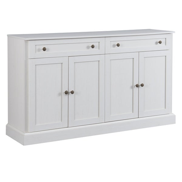 Kitchen Sideboard Storage Buffet Cabinet with 2 Drawers and 4 Doors