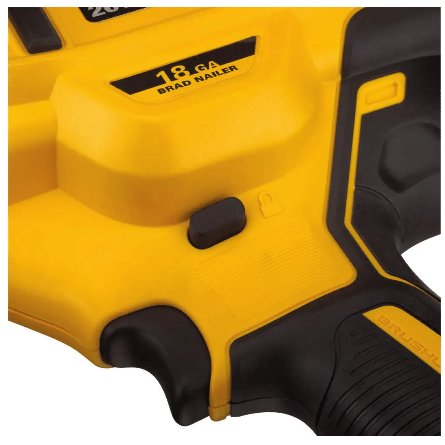 Dewalt 20-Volt MAX XR Lithium-Ion Cordless 18-Gauge Brad Nailer， Tool-Only (DCN680B)