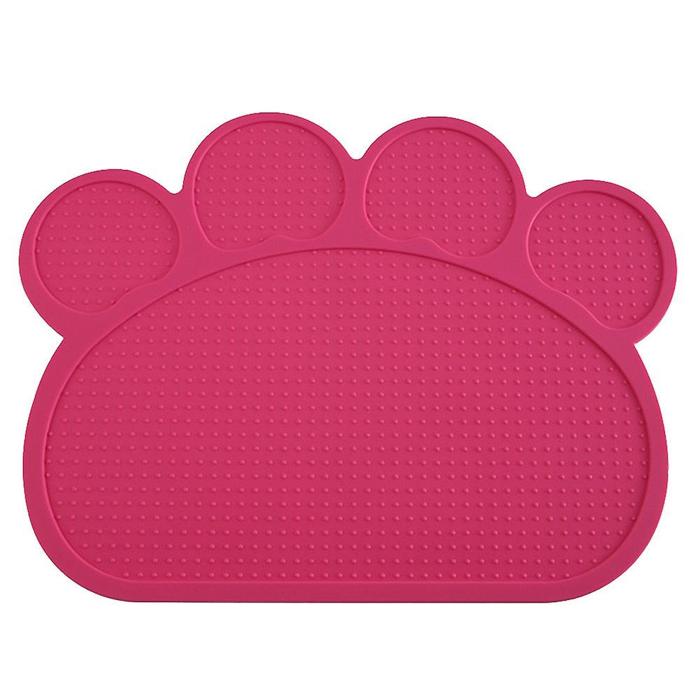 Silicone waterproof pet food mat