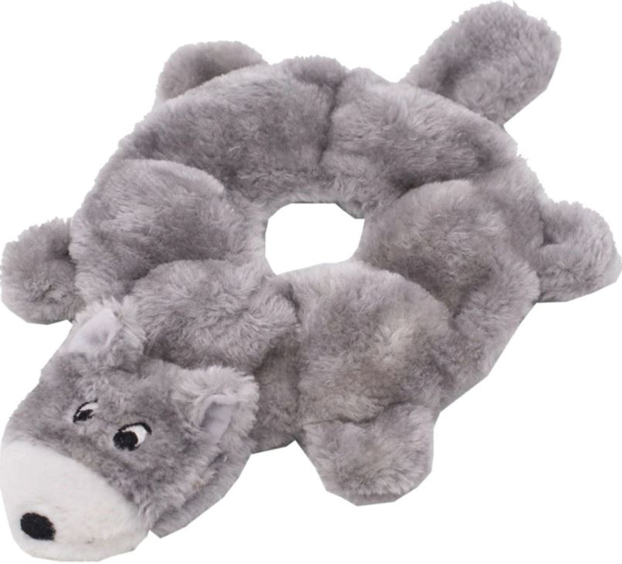 Zippy Paws Loopy Wolf Plush Dog Toy