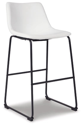 CENTIAR PUB HEIGHT BAR STOOL WHITE