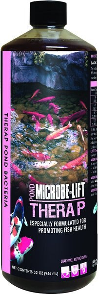 Microbe-Lift TheraP Pond Fish Water Treatment， 32-oz bottle