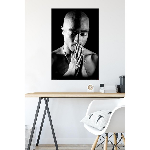 Trends International Tupac Praying Unframed Wall Poster Prints