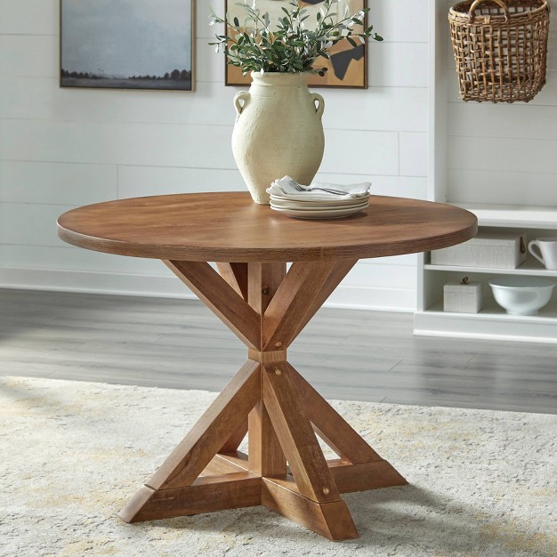 Round Dining Set Driftwood Buylateral