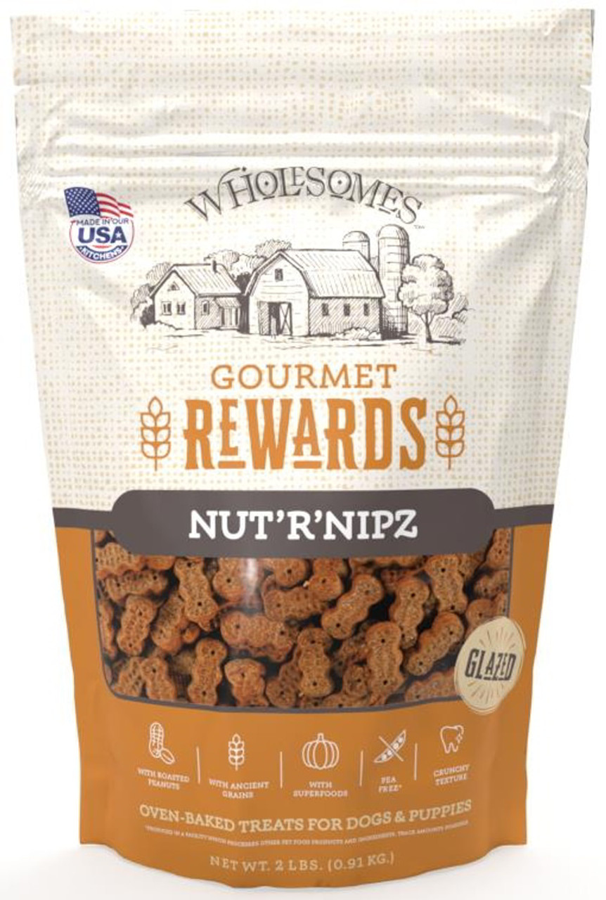 Wholesomes Rewards Nut R Nips Biscuits - 2lbs