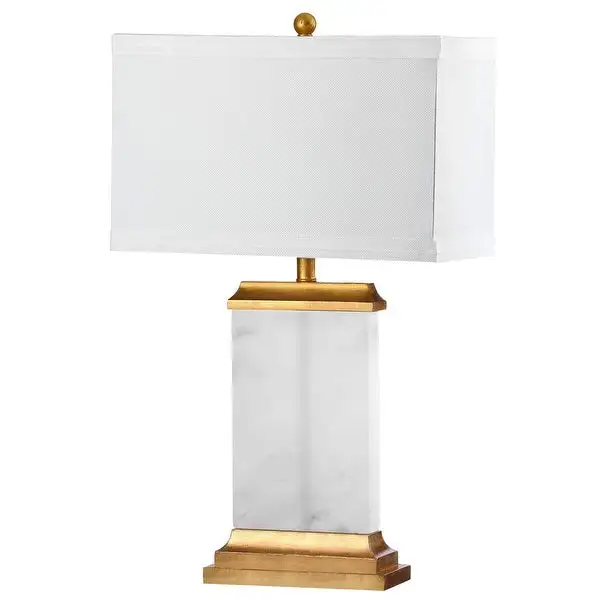 SAFAVIEH Lighting 26-inch Susannah Alabaster LED Table Lamp - 15