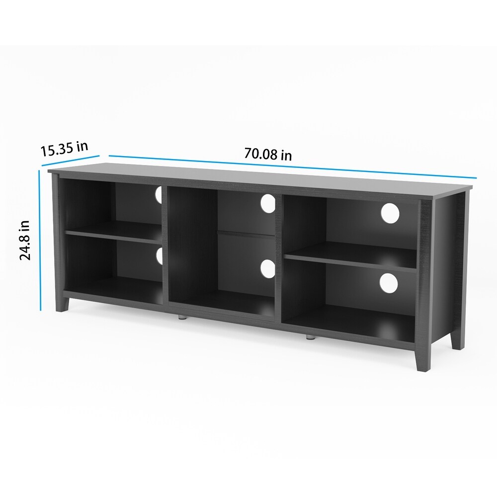 Modern Wood Entertainment Center Large Class TV Stand Cabinet  TV Console Storage Media Console/ Entryway Tables/ TV Table